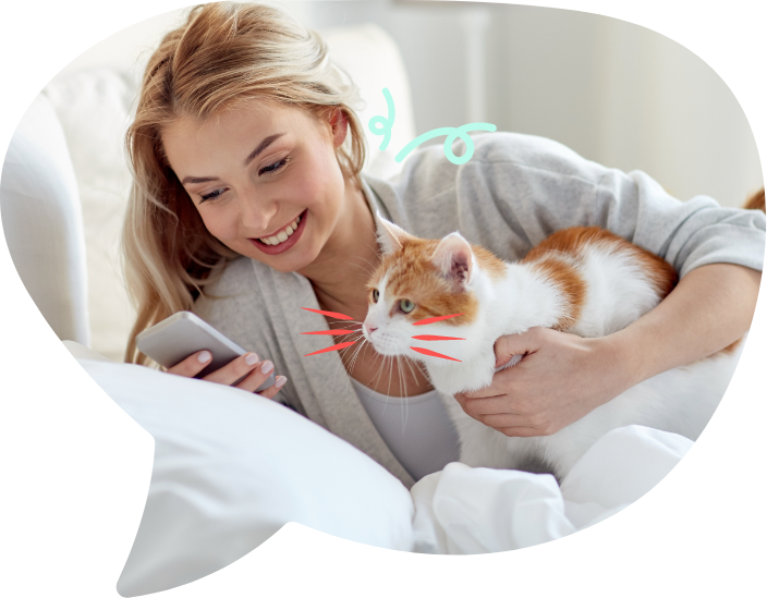 chat femme telephone